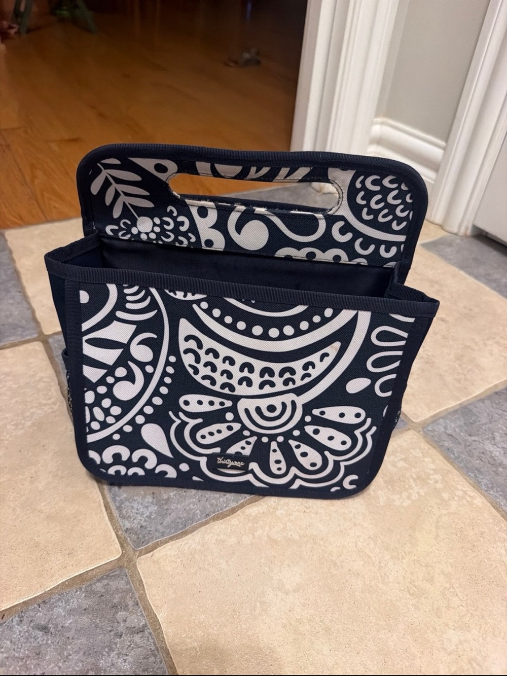 Thirty one Floral Cutout Handle Organizer Tote
